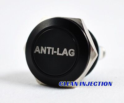 BLACK 19MM Anti-lag Momentary Activation Push Button Anti Lag 2 Step Launch • 34.19€