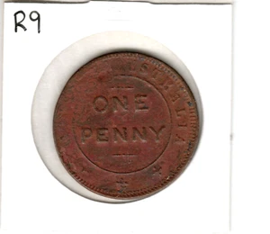 AUSTRALIA R9 ADVANCE AUSTRALIA WHITTY & BROWN PENNY RARITY 3 - Picture 1 of 2