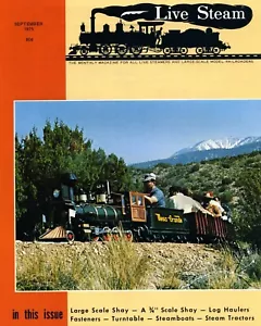 Live Steam V 9 N 9 September 1975 - Foto 1 di 1