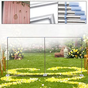20ft x 10ft Heavy Duty Telescopic Wedding Backdrop Stand Fit Weddings Party Deco - Picture 1 of 24