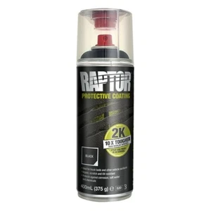 RAPTOR 2K SCHUTZBESCHICHTUNG AEROSOL SCHWARZ *SPRAY* *SCHWARZ* 400ML NEUE BETTWÄSCHE - Bild 1 von 5