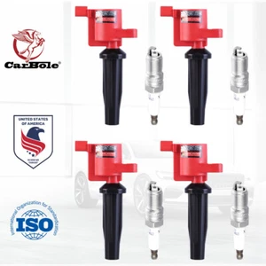 Spark Plugs and Ignition Coils Pack For Ford Mazda Focus Transit DG-507 - Picture 1 of 18
