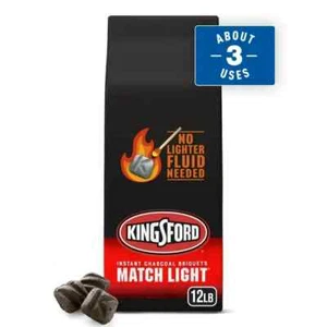 Kingsford Match Light Instant Charcoal Briquettes, 12 lb - Picture 1 of 4