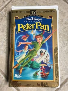 Walt Disney's Peter Pan VHS "Like New" 45th Anniversary Limited Edition - Picture 1 of 5