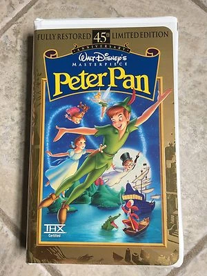 Walt Disney's Peter Pan VHS "Like New" 45th Anniversary Limited Edition - Image 1 of 4