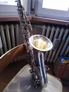 Rampone & Cazzani sax tenore ARGENTATO VINTAGE matricola 9053 - Foto 1 di 24