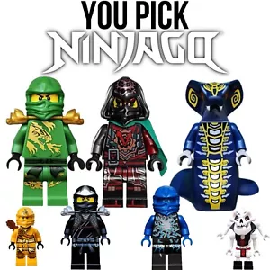 LEGO Ninjago Minifigure YOU PICK! ZANE KAI COLE LLOYD JAY SNAKES NRG AIRJITZU - Picture 1 of 11