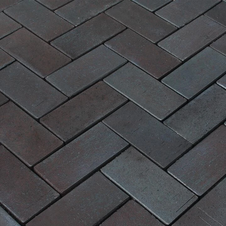 Pflasterklinker Dresden 24x11,8x5,2 cm anthrazit braun Klinkerpflaster - Bild 1 von 1