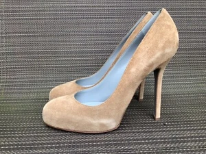 Sergio Rossi Tabak Wildleder Schuhe Damen Pumps Schuhe - Bild 1 von 9