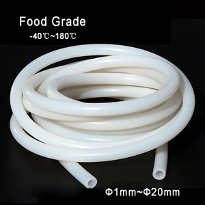 Ø1mm~Ø20mm Food Safe Silicone Tubing Pipe Hose Coffee Water Tube HIGH TEMP 180℃ - Picture 1 of 6