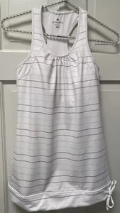 Athleta Racerback Tinker 2 Tank Top Side Tie Built In Shelf Bra Sz XXS - Picture 1 of 4