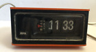 Vtg Vintage Copal Alarm Clock Model Rp-150 12Hr Orange Tested & Working