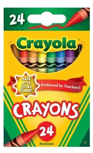Crayola Classic Crayons 24 Colors Back to School Crayons, 24 Count (52-3024) - Picture 1 of 8