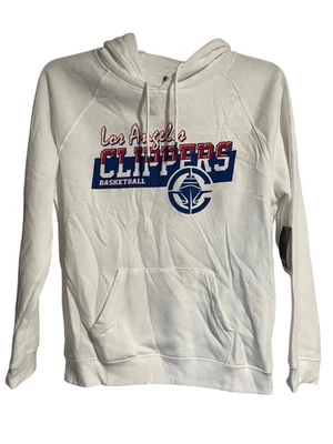 Moletom pulôver basquete feminino Los Angeles Clippers NBA branco com capuz L - Imagem 1 de 4