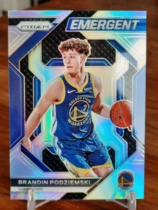 Brandin Podziemski 2023-24 Panini Prizm Emergent Silver Prizm RC #24 Warriors - Bild 1 von 2