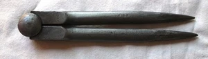 Vintage gebrauchte markenlose SCHWERLAST SCHMIED MASCHINE WERKSTATT STAHL TEILER - Bild 1 von 7