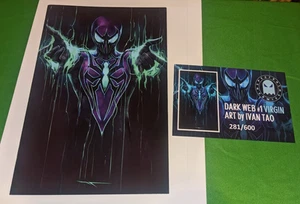 DARK WEB #1 Ivan Tao variante EXCLUSIVE édition limitée /600 avec notice certificat d'authenticité - Photo 1/7