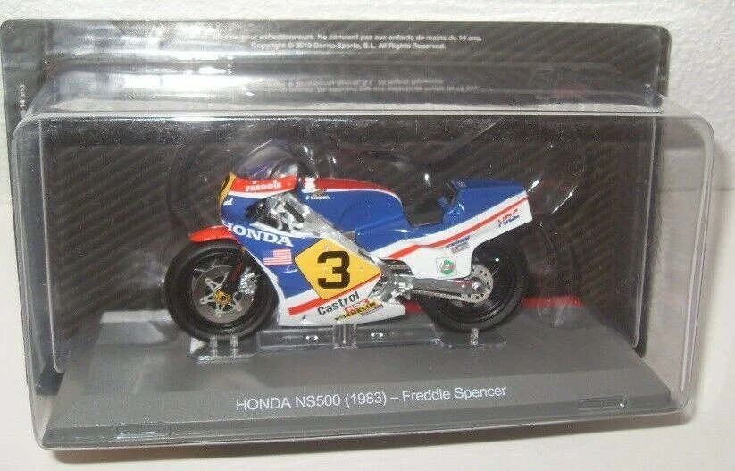 FREDDIE SPENCER (1983) • HONDA NS500 SCALE 1/18 MOTO GP ALTAYA MODEL - Image 1 of 1