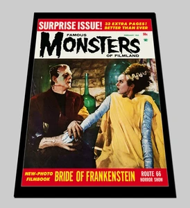 FAMOUS MONSTERS OF FILMLAND #21-Warren Magazine Cover 1963-18” X 24” Poster - Picture 1 of 1