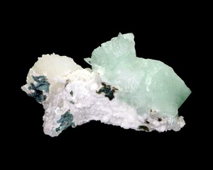 Natural green APOPHYLLITE Stilbite Heulandite Minerals India #I 809 - Imagen 1 de 9