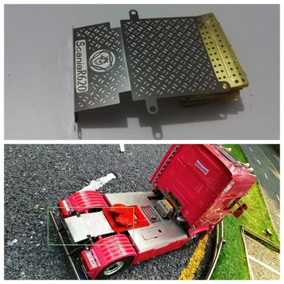 Placa decorativa antideslizante de metal para camión Tamiya 1:14 RC años 770 piezas hágalo usted mismo Foto 1 de 4