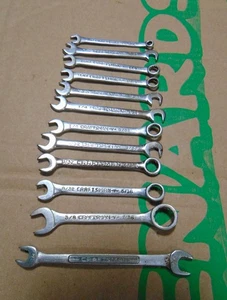 12 Piece Vintage Craftsman -V- Straight Angled Ignition Wrench Set USA Made Tool - Picture 1 of 7