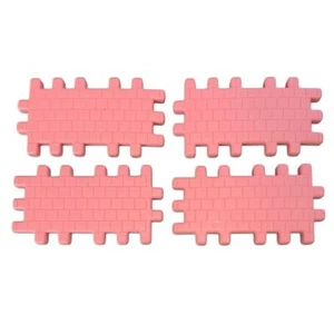 Lotto ricambio tegole tetto blocchi waffle Little Tikes Wee vintage pareti rosa - Foto 1 di 2