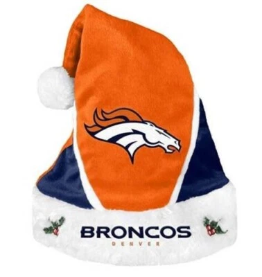 Sombrero de Santa de vacaciones de los Denver Broncos de la NFL Foto 1 de 2