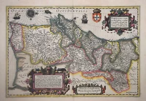 PORTUGAL - PORTUGALLIAE QUE OLIM LUSITANIA... MERCATOR 1613 - Picture 1 of 1