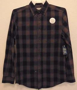 Faded Glory Men's Plaid Shirt Gray - Picture 1 of 5