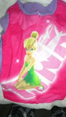 Размер 4 Tinkerbell шорты пижамы новый с Ярлыками DIsney магазин - Изображение 1 из 2
