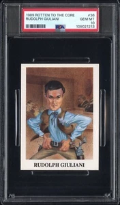 Rotten To The Core 1989 Rudolph Giuliani graduado PSA 10 *GEMA* - Imagen 1 de 2