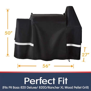 Cubierta de parrilla de barbacoa impermeable para Pit Boss 820 Deluxe, 820D, PB820FB, 1000S, 1100 - Imagen 1 de 10