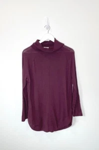 Caslon Nordstrom neu mit Etikett lila Langarm Wasserfallausschnitt Damen Top-Sm - Bild 1 von 6