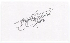 Mack "Shooty" Babbitt Signed 3x5 Index Card Autographed Oakland Athletics MLB - Picture 1 of 2