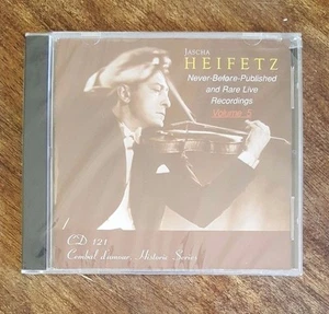 NEW Jascha Heifetz Live, Vol. 5 - Rare Live Recordings Volume Five Sealed - Picture 1 of 2