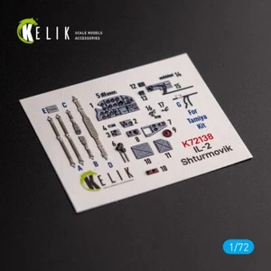 1/72 ResKit K72138 Il-2 Shturmovik - interior 3D decals for Tamiya kit - Picture 1 of 6