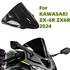 For KAWASAKI ZX-6R ZX6R 2024 Front Windshield Windscreen Baffle Wind Deflectors - Picture 1 of 9