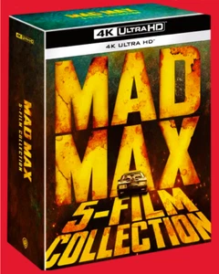 MAD MAX 5 FILM COLLECTION  UHD+4K+Bluray+DtsHD+DolbyAtmos DigitalCode+NEW-SEALED - Picture 1 of 7