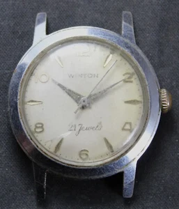 Winton 21j 31mm Watch - Vintage - Runs - Needs Service - Picture 1 of 4