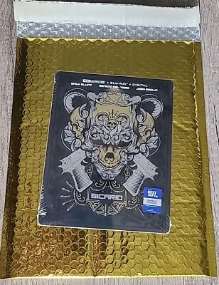 Sicario 4K Steelbook BestBuy Exclusive!💥Brand New! Sealed! 4K UHD+Blu-ray 2015. Foto 1 de 4