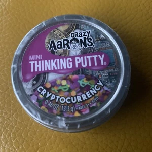 Crazy Aaron's Aarons Kryptowährung Denkschaum Stretchspielzeug Mini Dose Brandneu - Bild 1 von 2