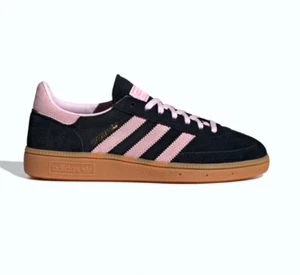 Adidas Women Spezial Handball Core Black Clear Pink IE5897 - Picture 1 of 9