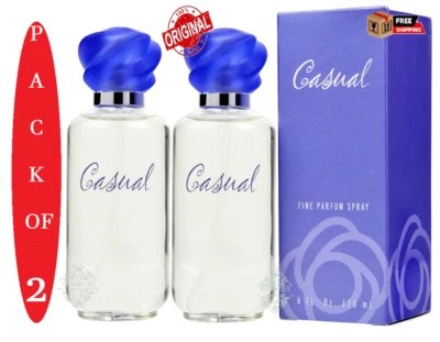 2 x Casual by Paul Sebastian Eau de Parfum 4 OZ para Mujer - NUEVO paquete de 2 Foto 1 de 2