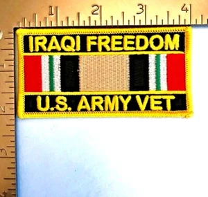 US ARMY IRAQI FREEDOM VETERAN TOPPA OIF CAMPAGNA MEDAGLIA - Foto 1 di 3
