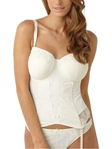 Panache Evie Bridal Basque Damen Braut Baske mit Bügel und Gepolsterte Korsage - Bild 1 von 5