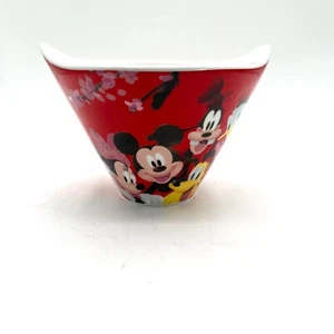Ciotola Disney Topolino e Amici Snack Bowl in Ceramica Rossa con Manici - Foto 1 di 8