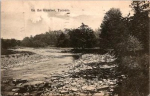 CANADIAN RPPC POSTCARD C1906 THE HUMBER RIVER TORONTO REF:LOTS 518 - Picture 1 of 2