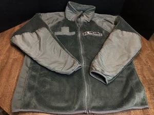 Chaqueta polar Polartec de la Fuerza Aérea de los Estados Unidos para hombre L verde cremallera completa clima frío Gen III - Imagen 1 de 18