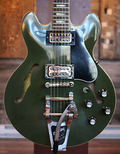 2018 Gibson ES-339 Limited Edition Olive drab green / Bigsby / TVJones PowerTron
